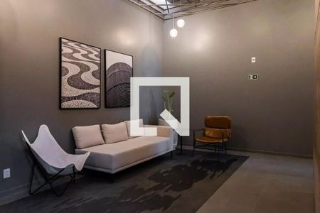 Área comum - Hall de kitnet/studio para alugar com 1 quarto, 24m² em Pinheiros, São Paulo