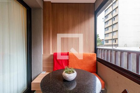 Varanda Studio de kitnet/studio para alugar com 1 quarto, 24m² em Pinheiros, São Paulo