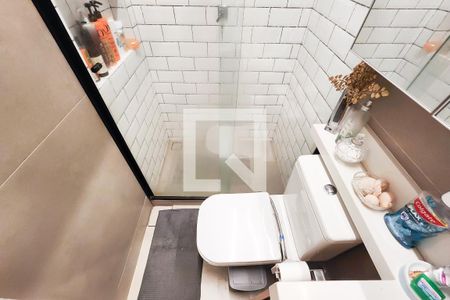 Banheiro de kitnet/studio à venda com 1 quarto, 23m² em Botafogo, Rio de Janeiro
