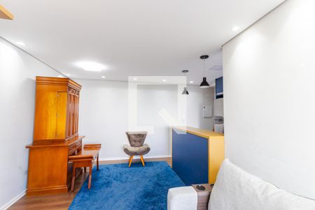 Sala de apartamento à venda com 2 quartos, 68m² em Vila Curuçá, Santo André