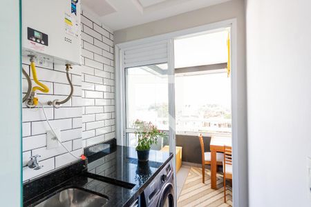 Área de Serviço de apartamento para alugar com 2 quartos, 68m² em Vila Curuçá, Santo André