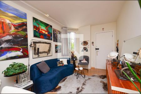 Sala de apartamento à venda com 2 quartos, 110m² em Carmo, Belo Horizonte