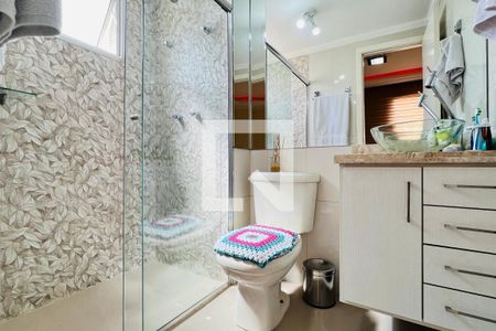 Banheiro da Suíte de apartamento à venda com 3 quartos, 76m² em Picanço, Guarulhos
