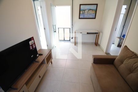 Sala de apartamento para alugar com 1 quarto, 45m² em Jardim Lumen Christi, Campinas