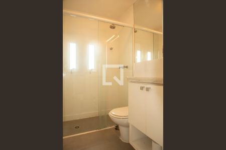 Banheiro da Suíte de apartamento para alugar com 1 quarto, 50m² em Vila Clementino, São Paulo