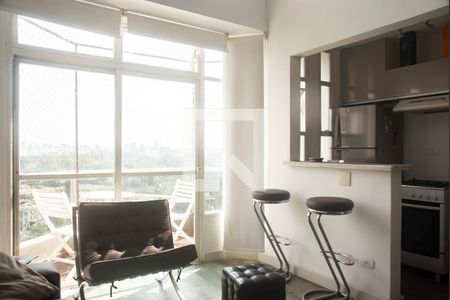 Sala de apartamento para alugar com 1 quarto, 50m² em Vila Clementino, São Paulo
