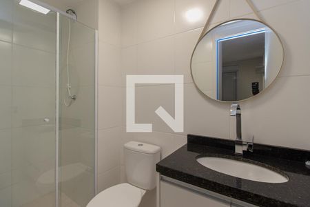 Banheiro da Suíte de apartamento para alugar com 1 quarto, 27m² em Mooca, São Paulo