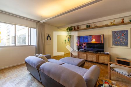 Sala de apartamento à venda com 2 quartos, 100m² em Jardim Paulista, São Paulo