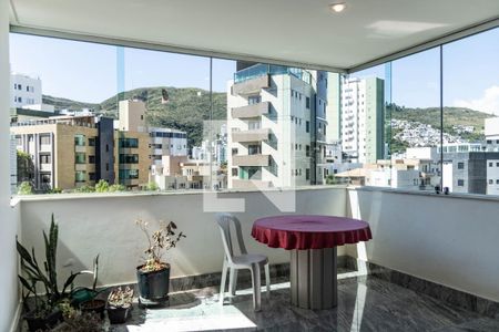 varanda de apartamento à venda com 4 quartos, 160m² em Buritis, Belo Horizonte