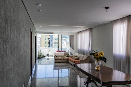 Sala de apartamento à venda com 4 quartos, 160m² em Buritis, Belo Horizonte