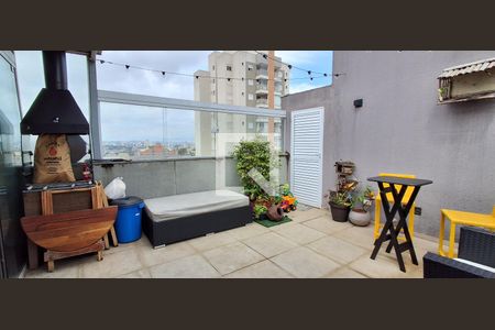 Área gourmet de apartamento à venda com 2 quartos, 94m² em Santa Maria, São Caetano do Sul