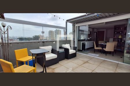 Área gourmet de apartamento à venda com 2 quartos, 94m² em Santa Maria, São Caetano do Sul
