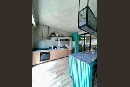 Área gourmet   de apartamento à venda com 1 quarto, 27m² em Pinheiros, São Paulo