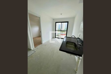 Cozinha de apartamento à venda com 1 quarto, 27m² em Pinheiros, São Paulo