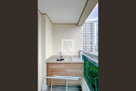 Varanda da Sala de apartamento para alugar com 1 quarto, 41m² em Barra Funda, São Paulo