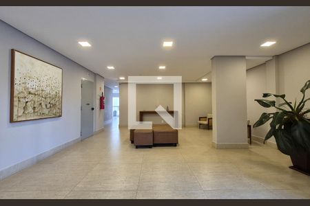 Hall de entrada de apartamento à venda com 3 quartos, 90m² em Vila Apiai, Santo André