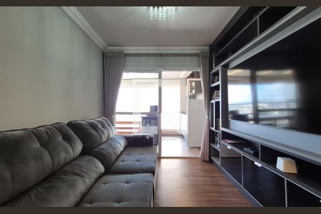 Sala de apartamento à venda com 3 quartos, 90m² em Vila Apiai, Santo André