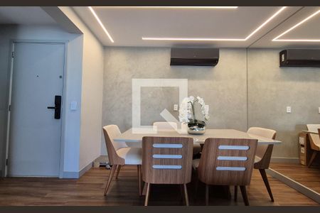 Sala de apartamento à venda com 3 quartos, 90m² em Vila Apiai, Santo André