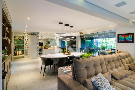 Sala de apartamento à venda com 4 quartos, 346m² em Vila Suzana, São Paulo