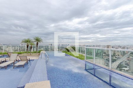 Área comum - Piscina de kitnet/studio para alugar com 1 quarto, 36m² em Brooklin, São Paulo