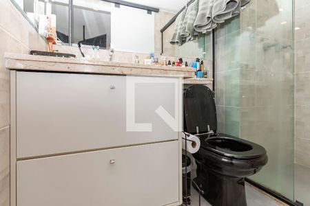 Banheiro de kitnet/studio para alugar com 1 quarto, 36m² em Brooklin, São Paulo