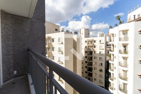 Varanda da Sala de apartamento à venda com 2 quartos, 40m² em Alto de Pinheiros, São Paulo