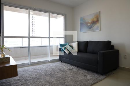 Sala de apartamento para alugar com 2 quartos, 64m² em Jardim América, Goiânia
