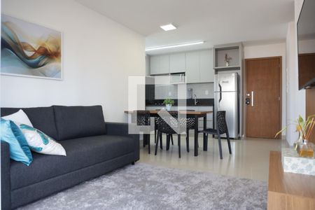Sala de apartamento para alugar com 2 quartos, 64m² em Jardim América, Goiânia