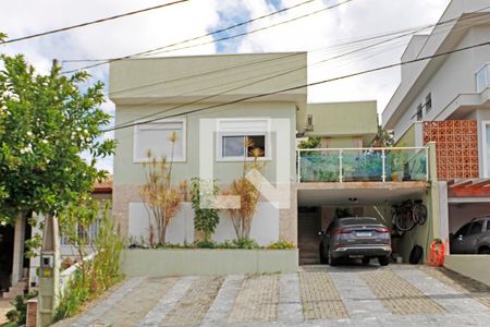 Fachada de casa de condomínio para alugar com 3 quartos, 141m² em Vila Capuava, Valinhos