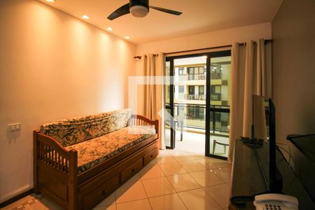 Sala de apartamento para alugar com 1 quarto, 60m² em Barra da Tijuca, Rio de Janeiro