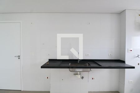 Cozinha de apartamento para alugar com 2 quartos, 86m² em Barra Funda, Guarujá