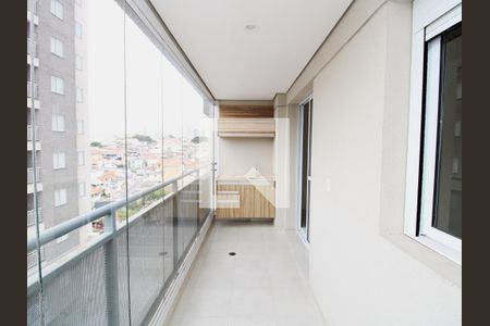 Varanda da Sala de apartamento à venda com 2 quartos, 62m² em Vila Gustavo, São Paulo