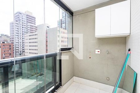 Varanda - Sala de apartamento para alugar com 1 quarto, 42m² em Bela Vista, São Paulo