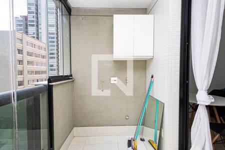 Varanda - Sala de apartamento para alugar com 1 quarto, 42m² em Bela Vista, São Paulo