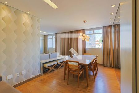 Sala de apartamento à venda com 3 quartos, 90m² em Palmares, Belo Horizonte