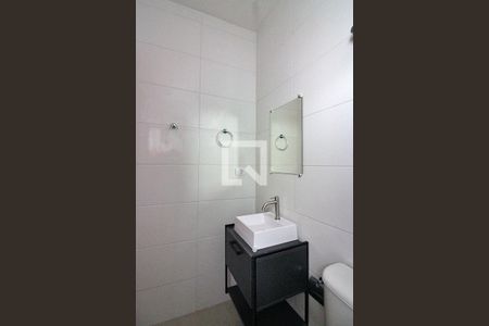 Banheiro Social de kitnet/studio para alugar com 1 quarto, 35m² em Centro, São Bernardo do Campo