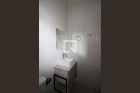 Banheiro Social de kitnet/studio para alugar com 1 quarto, 40m² em Centro, São Bernardo do Campo