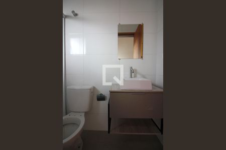 Banheiro Social de kitnet/studio para alugar com 1 quarto, 40m² em Centro, São Bernardo do Campo