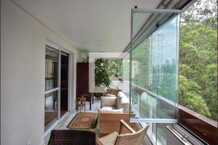 Varanda de apartamento para alugar com 3 quartos, 164m² em Vila Andrade, São Paulo