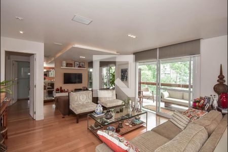 Sala de apartamento para alugar com 3 quartos, 164m² em Vila Andrade, São Paulo