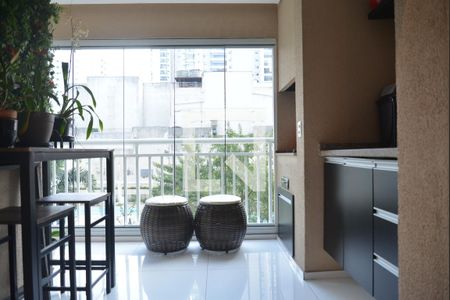 Varanda Sala de apartamento à venda com 3 quartos, 76m² em Campestre, Santo André