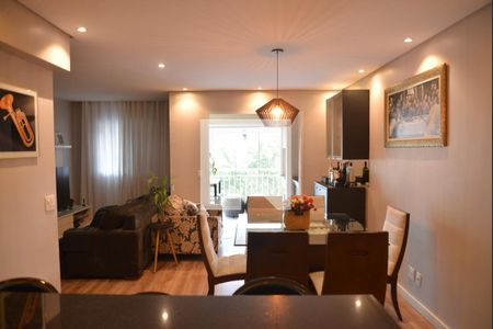 Sala de apartamento à venda com 3 quartos, 76m² em Campestre, Santo André
