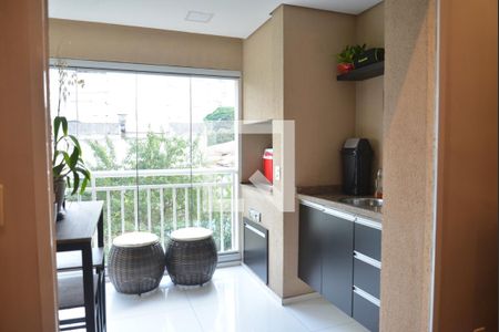 Varanda Sala de apartamento à venda com 3 quartos, 76m² em Campestre, Santo André