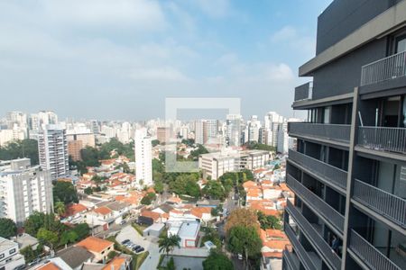 Vista da sala de kitnet/studio à venda com 1 quarto, 24m² em Vila Mariana, São Paulo