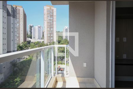 Varanda Sala de apartamento para alugar com 1 quarto, 41m² em Vila Andrade, São Paulo