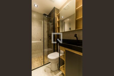 Banheiro de kitnet/studio para alugar com 1 quarto, 35m² em Centro, Mogi das Cruzes