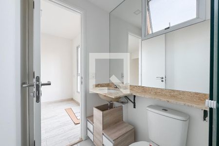 Banheiro de kitnet/studio para alugar com 1 quarto, 32m² em Cambuci, São Paulo