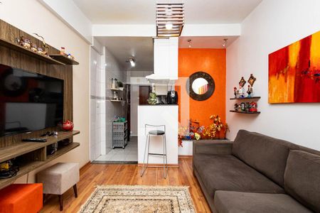 Sala de apartamento à venda com 1 quarto, 32m² em Consolação, São Paulo