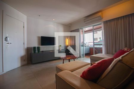 Sala de apartamento à venda com 2 quartos, 90m² em Indianópolis, São Paulo