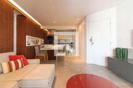 Sala de apartamento à venda com 2 quartos, 90m² em Indianópolis, São Paulo